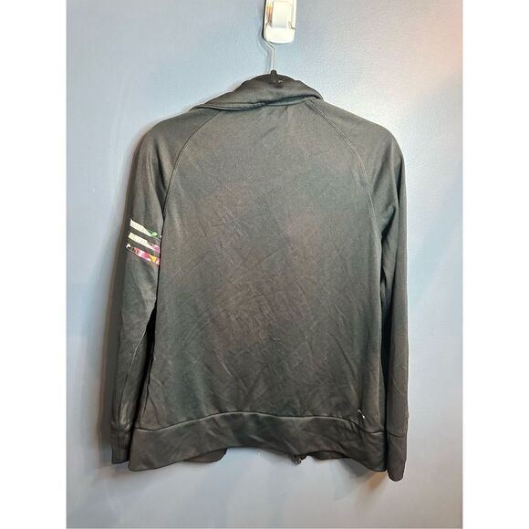 Adidas Climalite Full Zip Jacket Black Front Pockets Athletic Womens Size Small - Picture 7 of 7